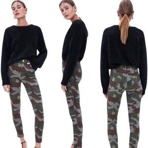 ZARA Camouflage Skinny Jeans